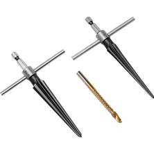 PremiumPort Ahşap Delme Konik Rayba ve Matkap Ucu Seti, 75 Parça