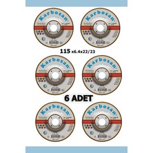 PremiumPort 6'lı Taşlama Taşı Seti 115'LIK, Yüksek Performans ve Dayanıklılık Sağlar