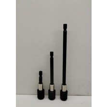 PremiumPort Pratik ve Güçlü Bits Uzatma Seti, 3 Parça, Profesyonel Kullanım Için