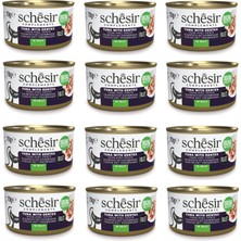 Schesir Ton ve Sinarit  Jöleli Tamamlayıcı Kedi Konservesi 70 Gr. x 12 Adet