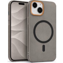 Vissona iPhone 15 Uyumlu Magsafe Wireless Şarj Özellikli Mat Sert Arka Kapak Kılıf