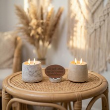 Miaju Zarafetin Modern Yüzü, Isim ve Not Yazılabilen Dekoratif Mum Seti, Kişiye Özel Tasarım, Hediyelik