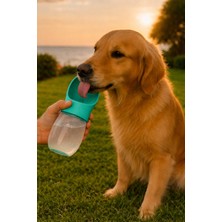 Taşınabilir Köpek ve Kedi Su Şişesi – Açık Hava Seyahat Mama ve Su Kabı 350 ml