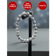 Vexa Aksesuar Havlit Taşı Bileklik – Sertifikalı Doğal Taş – Hediye Kutulu & Şans Bileklik Hediyeli