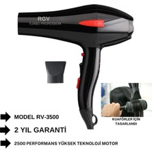 Normadia Profesyonel 2 Kademeli Turbo Fön Saç Kurutma Makinesi + Manikür Seti