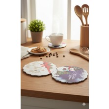 Be Beauty 2'li Yılbaşı Temalı Yanmaz Nihale Seti - 18 cm Çap - Yeni Yıl Tasarımlı Mutfak Gereçleri