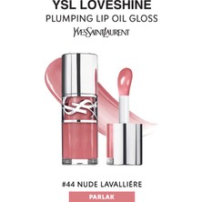 Yves Saint Laurent Yeni Dudak Parlatıcı ve Dolgunlaştırıcı Etkili 44 Nude Lavalliere Dudak Yağı 6 ml