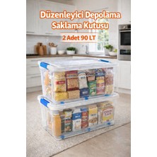 Loremp Saklama Düzenleme Kutusu 90 Lt 2 Adet Düzenleyici