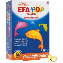 New Life Efa Pop 60 Kapsül - Dezenfektan Hediyeli (%72 Alkol)