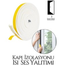 Kapılar Için 4 Mevsim 3 Metre Ses Isı Yalıtım Sünger Bant