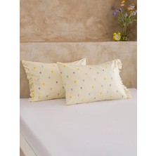 LC Waikiki Karışık Desenli Pamuklu Yastık Kılıfı 2 Li 50X70 cm  (S6)