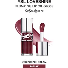 Yves Saint Laurent Yeni 8 Purple Dream 8 Saat Boyunca Kalıcı Dolgunlaştırıcı Etkili Dudak Parlatıcısı 6 ml