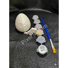 Pixy Sürpriz Dinozor Yumurtası 3D Baskı - Çocuklar Için Boyama Seti