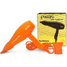 Normadia Güçlü 2400W Profesyonel Saç Kurutma ve Fön Makinesi Turuncu