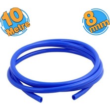 PremiumPort Mavi 8mm Pu Poliüretan Hava Hortumu 10 Metre, Dayanıklı ve Esnek