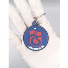 Fandora Trabzonspor Temalı 3D Kabartmalı Anahtarlık - Bordo Mavi Taraftar Anahtarlık