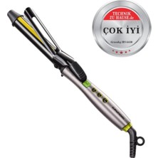 Grundig Profesyonel Seramik ve Titanyum Kaplı Saç Maşası, Parlak ve Hızlı Sonuç