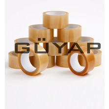 Güyap Yapı Tekstil Süper Güçlü Koli Bandı 45 × 100 Hotmelt [ 34 Mic - 6 Adet ]