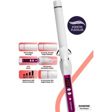 Normadia Diamond Dijital Ekran Seramik Plakalı 360° Dönebilir Saç Maşası