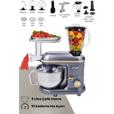Özbience Multi-Fonksiyonel 3'ü Bir Arada Stand Mikser, Kıyma ve Blender Seti