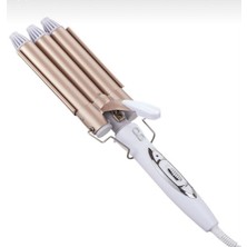 Allians Seramik Wag Su Dalgası Saç Maşası, 220°C, 25MM, Profesyonel Kullanım