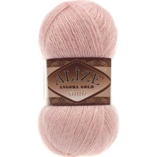 Alize Angora Gold Simli (5 Adet) 161 Pudra Rengi Elörgü Ipliği