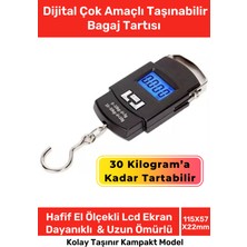 Normadia Taşınabilir Dijital LCD Ekran Seyahat Bavul Ağırlık Tartısı