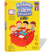 Neo Oyna Sorgula Keşfet - Kelime Işlem Yarışması Junior - 6-10 Yaş Çocuklar Için Hızlı Aritmetik ve Kelime Geliştirme Oyunu Eğitici Zeka ve Matematik Oyunu Lkokul Seviyesi Stem ve Dil Gelişim Seti