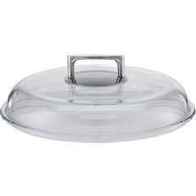 Özbience Borosilikat Cam Kapak 32 Cm, Dayanıklı ve Şık Mutfak Gereçleri