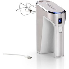 Özbience Pratik ve Şık Kablosuz El Mikseri, Gümüş Renkli, Yüksek Performanslı