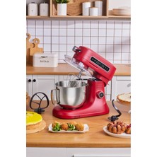 Özbience Pro Artisan Dijital Döküm Mutfak Şefi 1600W Red 5 Lt.