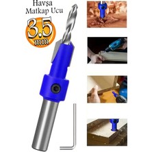 PremiumPort Havşa Ahşap Açma Matkap Ucu 3.5 Mm, Dayanıklı ve Yüksek Performans