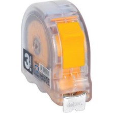 PremiumPort Şeffaf 3mt 16MM Esnek Çekim Metre