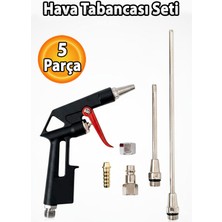PremiumPort 5 Parça Hava Tabanca Seti, Üfleme ve Temizleme Aksesuarları