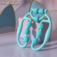Eşya Dünyası 360°  9 Tekerlekli Masaj Rulosu - Sıkılaştırıcı ve Canlandırıcı Etkili Vücut Masaj Aleti (Ithal)