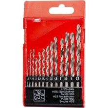 PremiumPort 13 Parça Metal Matkap Ucu Seti, Çeşitli Boyutlar 1.3-10 mm