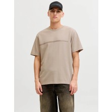 Jack & Jones Jcofusıon Bej Erkek T-Shirt 12289936