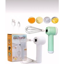 Özbience Taşınabilir Elektrikli El Mikseri USB Şarjlı Kek ve Yumurta Çırpıcı