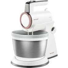 Özbience Beyaz Standlı Mikser Mk 6046, Şık ve Kullanışlı Mutfak Gereci