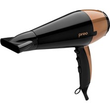 Normadia 1900W Siyah Bakır Saç Kurutma Makinesi, Hızlı ve Güçlü Kurutma