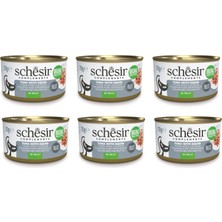 Schesir Ton ve Kalamar Jöleli Tamamlayıcı Kedi Konservesi 70 Gr. x 6 Adet