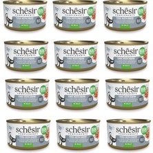 Schesir Ton ve Kalamar Jöleli Tamamlayıcı Kedi Konservesi 70 Gr. x 12 Adet