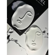 Dekoratif Yüz Figürlü Takı Tabağı – El Yapımı Taş Tozu Takı & Sunum Tabağı