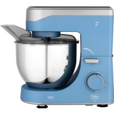 Özbience Yüksek Performanslı Mavi Mutfak Şefi ve Stand Mikser Seti