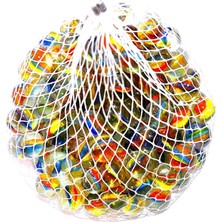 Esranın Dünyası 50 Adet Karışık Renk Cam Misket Bilye Oyuncak Cam Bilya Gülle RSXML34-ESRDNS