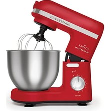 Özbience 1500W 5l Stand Mikser, Güçlü ve Dayanıklı Kırmızı Renkli