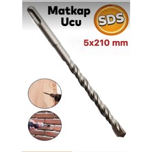 Sara S726 Sds Plus 5X210 mm Beton Delme Matkap Ucu 5X210 mm