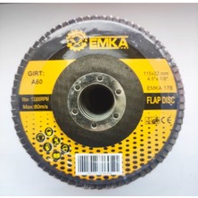 PremiumPort Flex Zımpara Flap Disk 115X22MM A60 10'lu Set