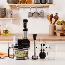 Özbience Güçlü 2000W Mutfak Robotu, Siyah, Çok Fonksiyonlu ve Dayanıklı