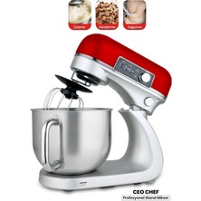 Özbience Döküm Stand Mikser, Dokunmatik Ekran, 12 Kademe, 6 Litre, Hız Ayarlı